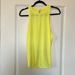 Lululemon Athletica Neon Yellow Tank Top